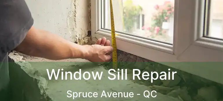  Window Sill Repair Spruce Avenue - QC