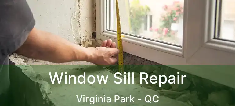  Window Sill Repair Virginia Park - QC