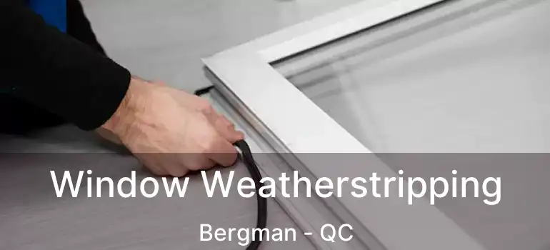  Window Weatherstripping Bergman - QC