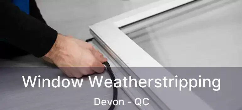  Window Weatherstripping Devon - QC
