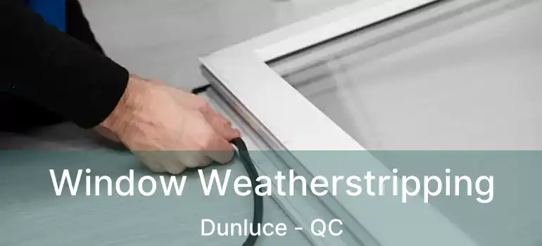 Window Weatherstripping Dunluce - QC