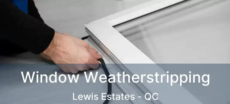  Window Weatherstripping Lewis Estates - QC