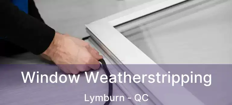  Window Weatherstripping Lymburn - QC