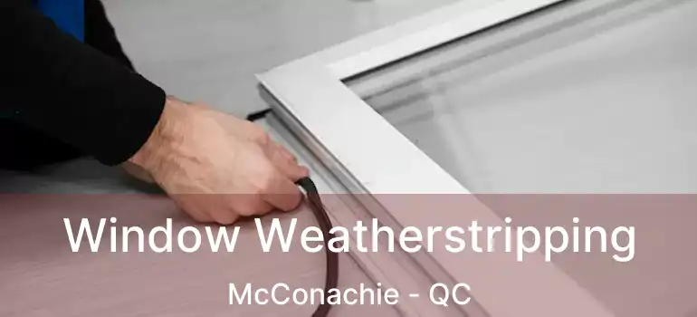  Window Weatherstripping McConachie - QC