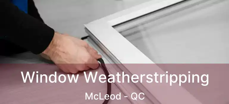  Window Weatherstripping McLeod - QC