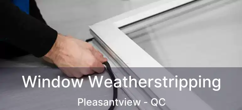  Window Weatherstripping Pleasantview - QC