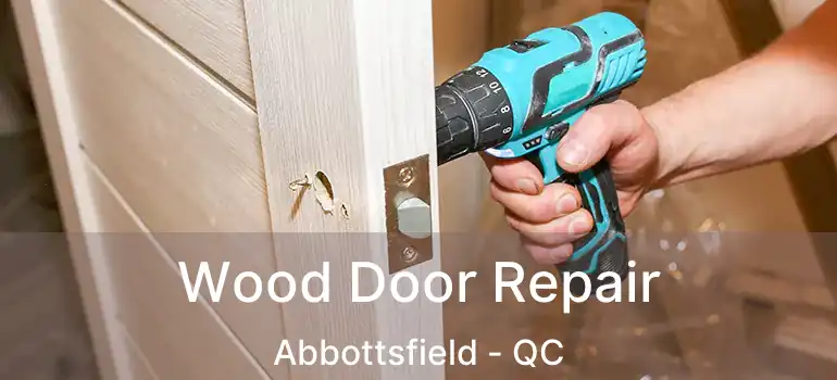  Wood Door Repair Abbottsfield - QC