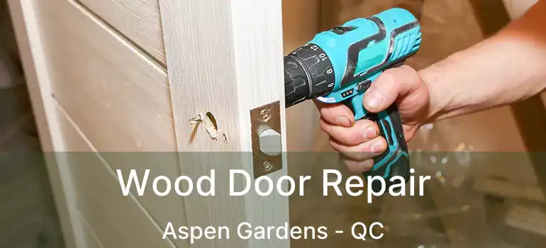  Wood Door Repair Aspen Gardens - QC