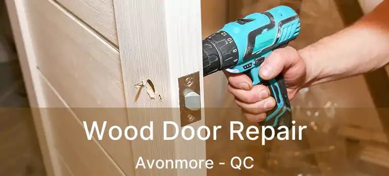  Wood Door Repair Avonmore - QC