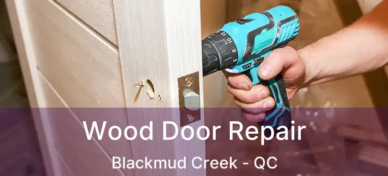  Wood Door Repair Blackmud Creek - QC
