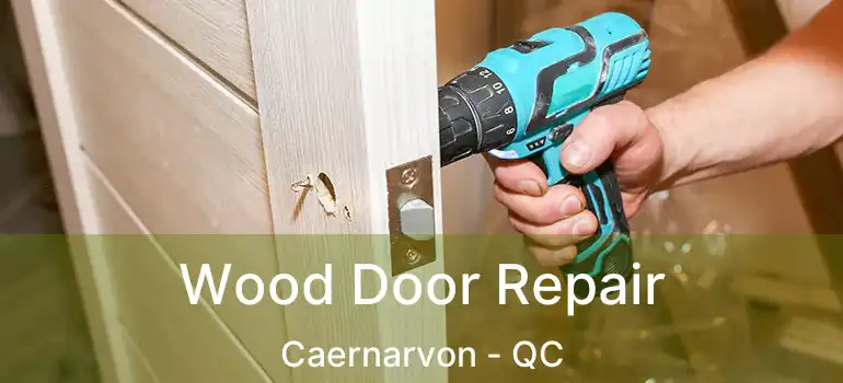  Wood Door Repair Caernarvon - QC