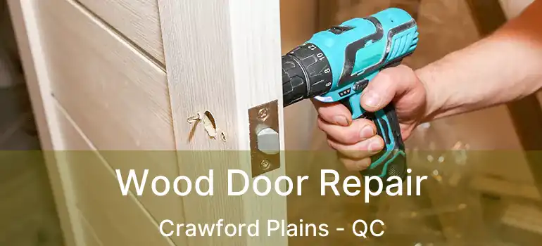  Wood Door Repair Crawford Plains - QC