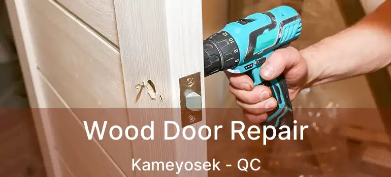  Wood Door Repair Kameyosek - QC