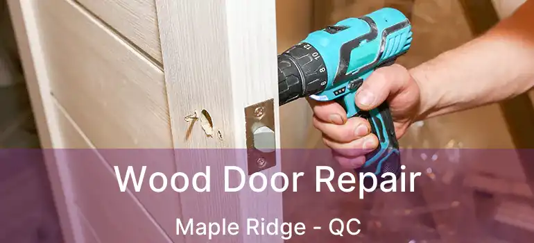  Wood Door Repair Maple Ridge - QC