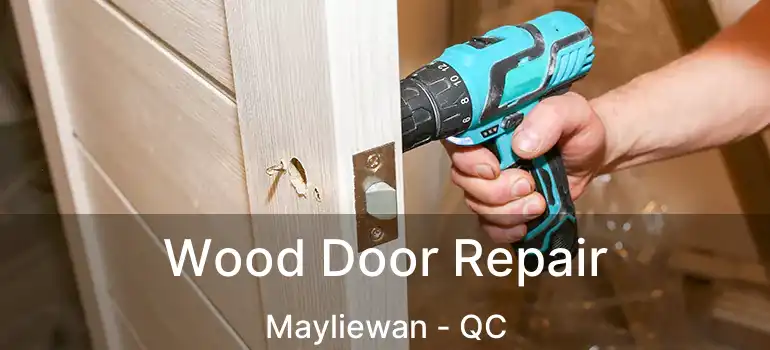  Wood Door Repair Mayliewan - QC