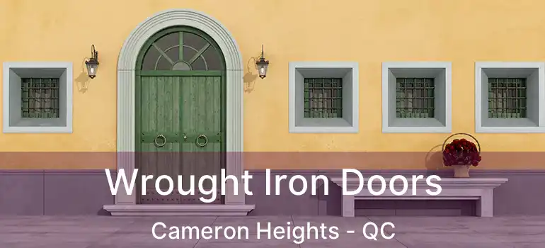  Wrought Iron Doors Cameron Heights - QC